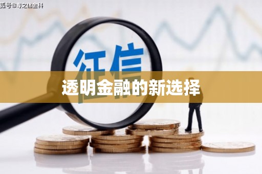 土库透明金融的新选择