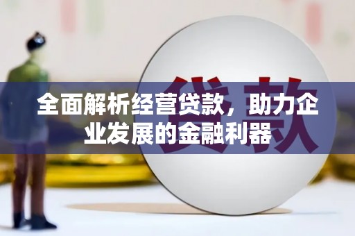 土库全面解析经营贷款，助力企业发展的金融利器