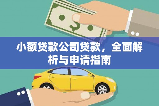 土库小额贷款公司贷款，全面解析与申请指南