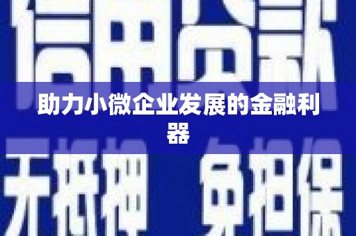 土库助力小微企业发展的金融利器