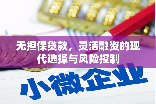 土库无担保贷款，灵活融资的现代选择与风险控制