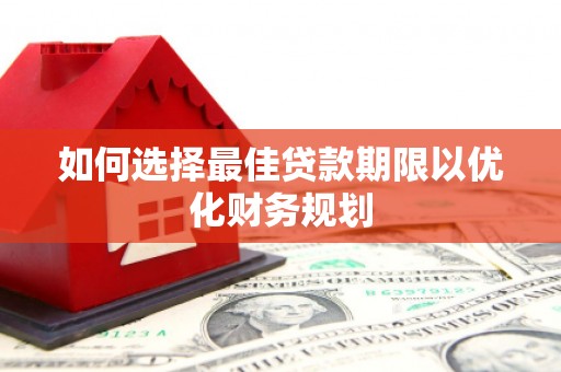 土库如何选择最佳贷款期限以优化财务规划