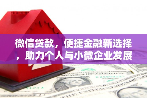 土库微信贷款，便捷金融新选择，助力个人与小微企业发展