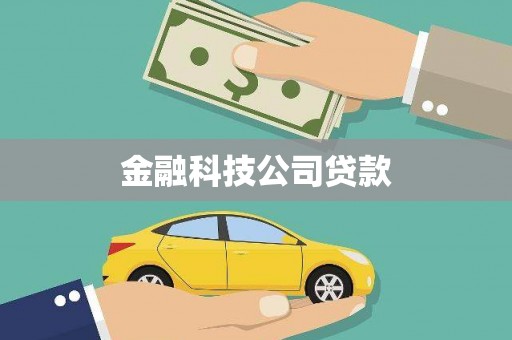 土库金融科技公司贷款