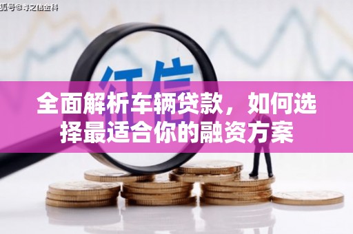 土库全面解析车辆贷款，如何选择最适合你的融资方案