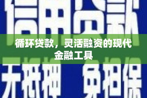 土库循环贷款，灵活融资的现代金融工具