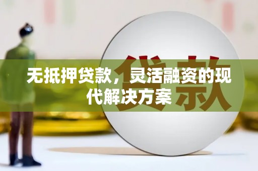 土库无抵押贷款，灵活融资的现代解决方案
