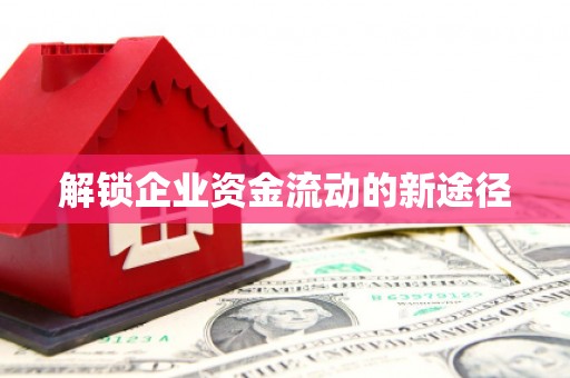 土库解锁企业资金流动的新途径