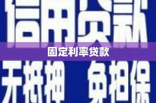 土库固定利率贷款